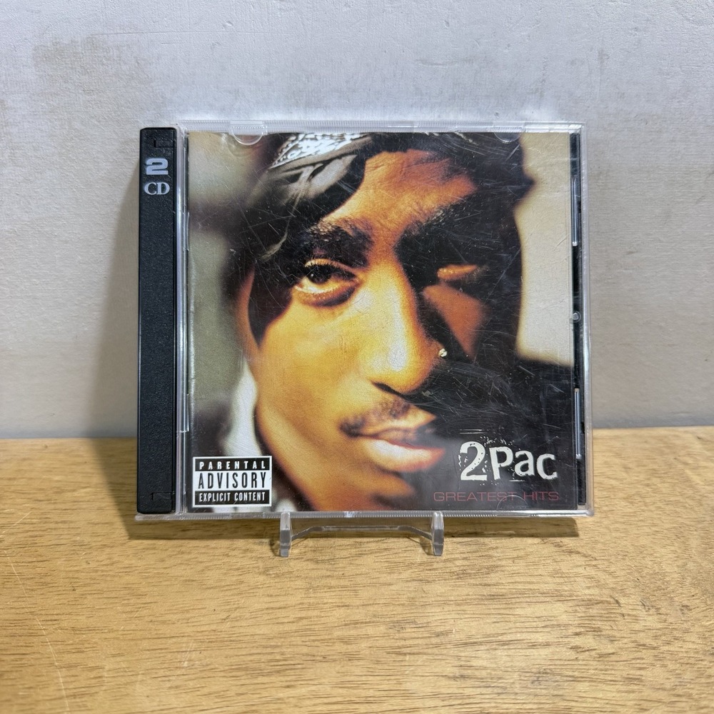 2pac Greatest Hits 2-CD Set Tupac Shakur Clean Discs 1998 Death Row